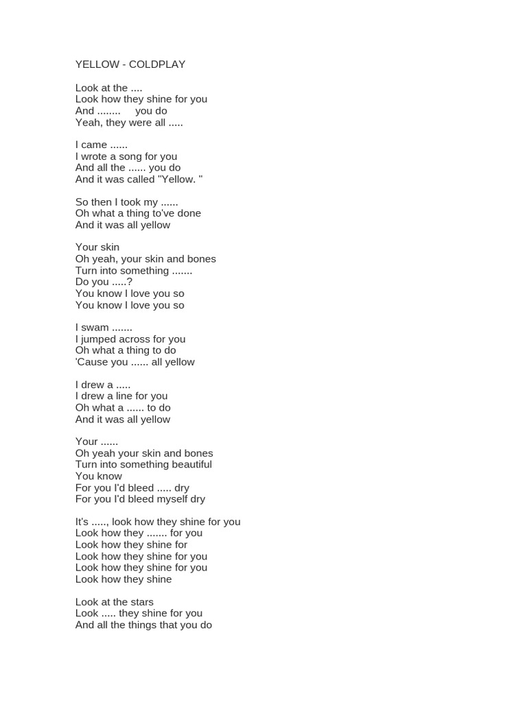 Coldplay's 