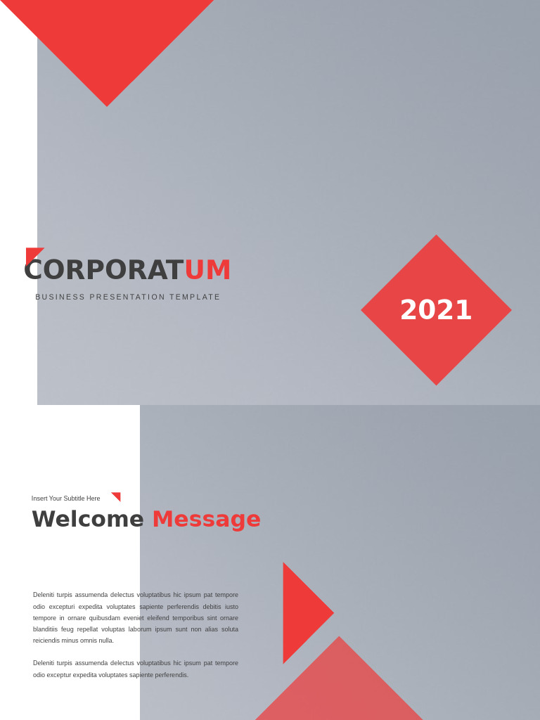 Corporat: Business Presentation Template | PDF