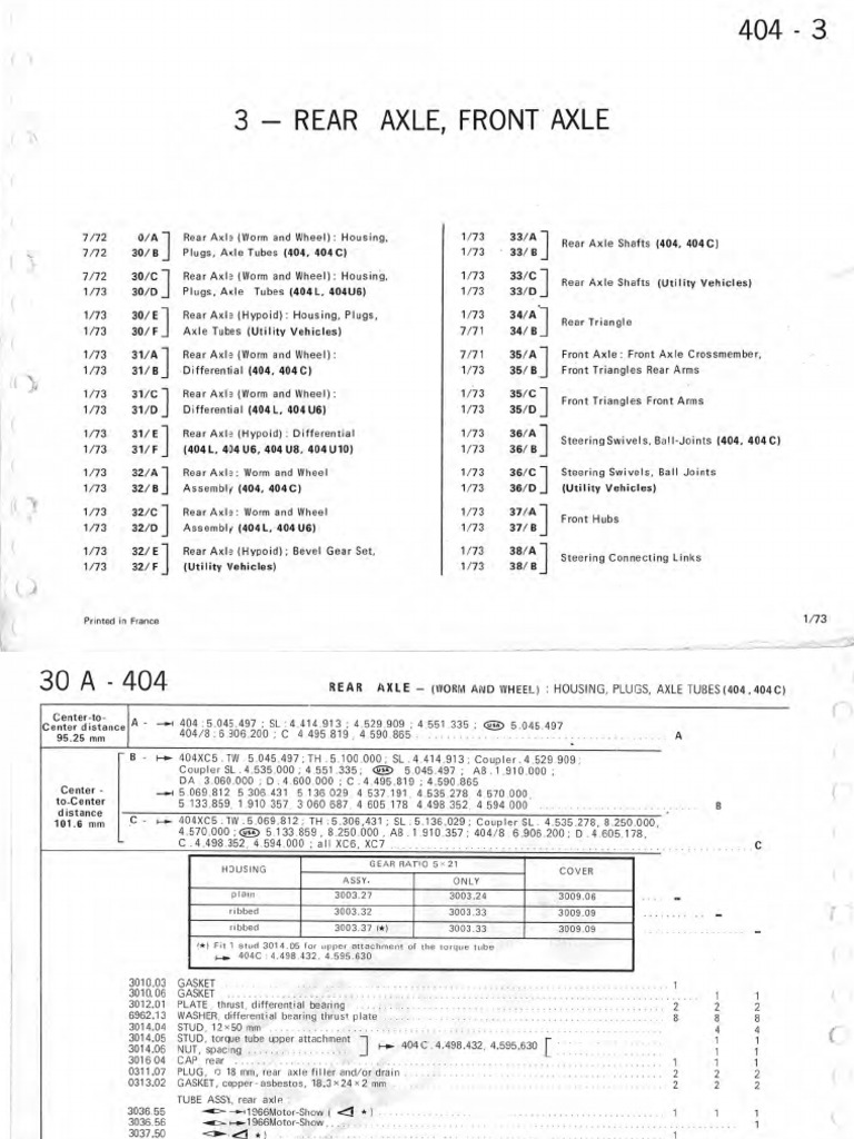 3 - Rear Axle - Front Axle | PDF