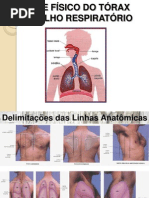 Aula 4 - EXAME FÍSICO DO TORAX - APARELHO RESPIRATÓRIO