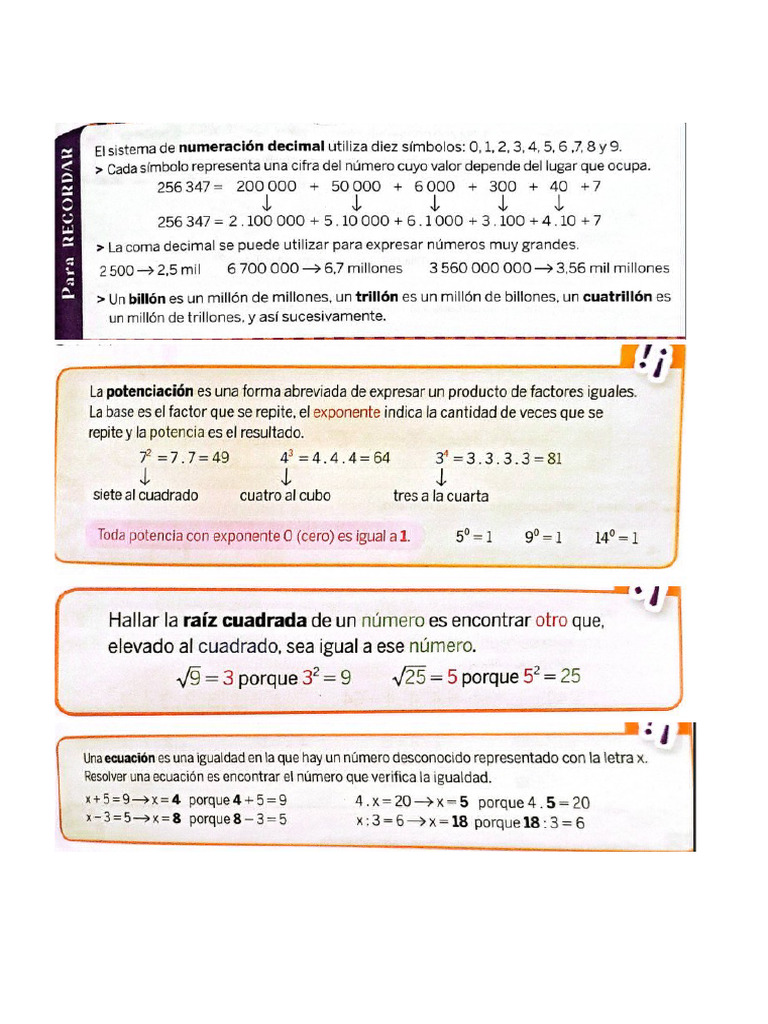 Teoria Mate 6to | PDF