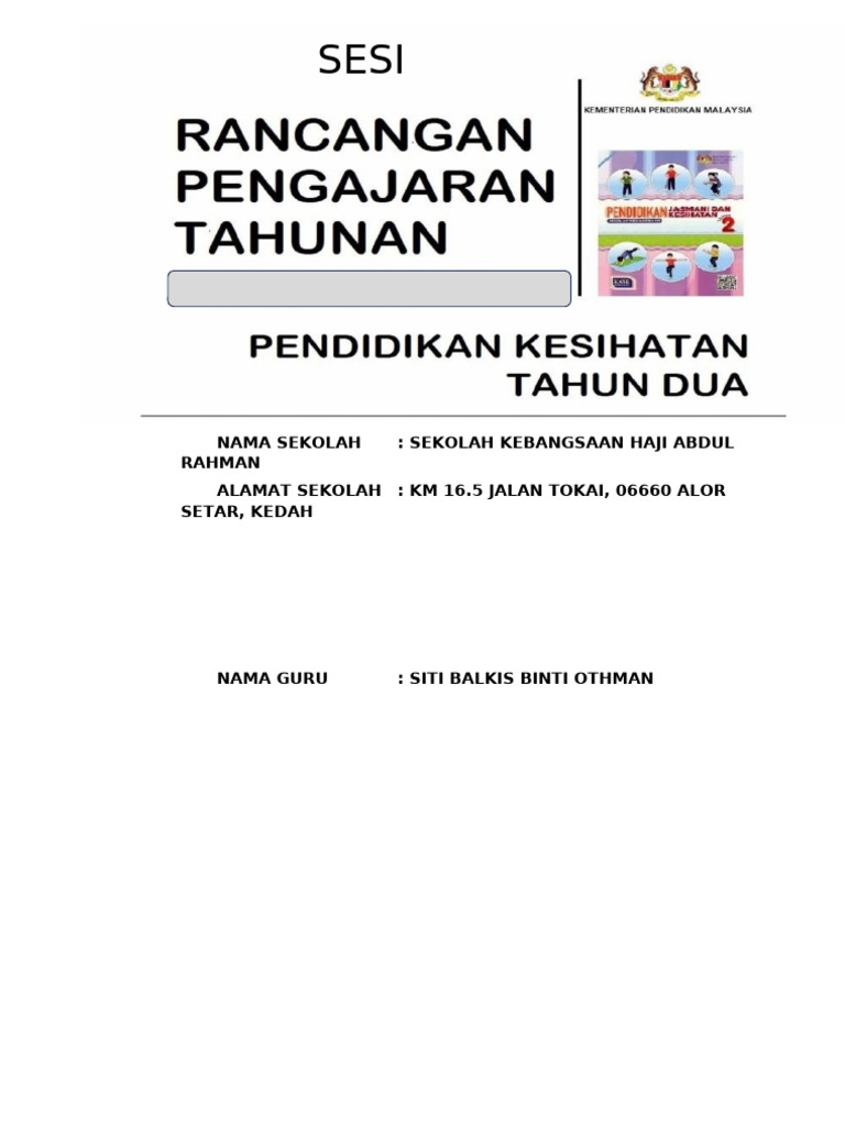 Cover RPT PK THN 4 | PDF