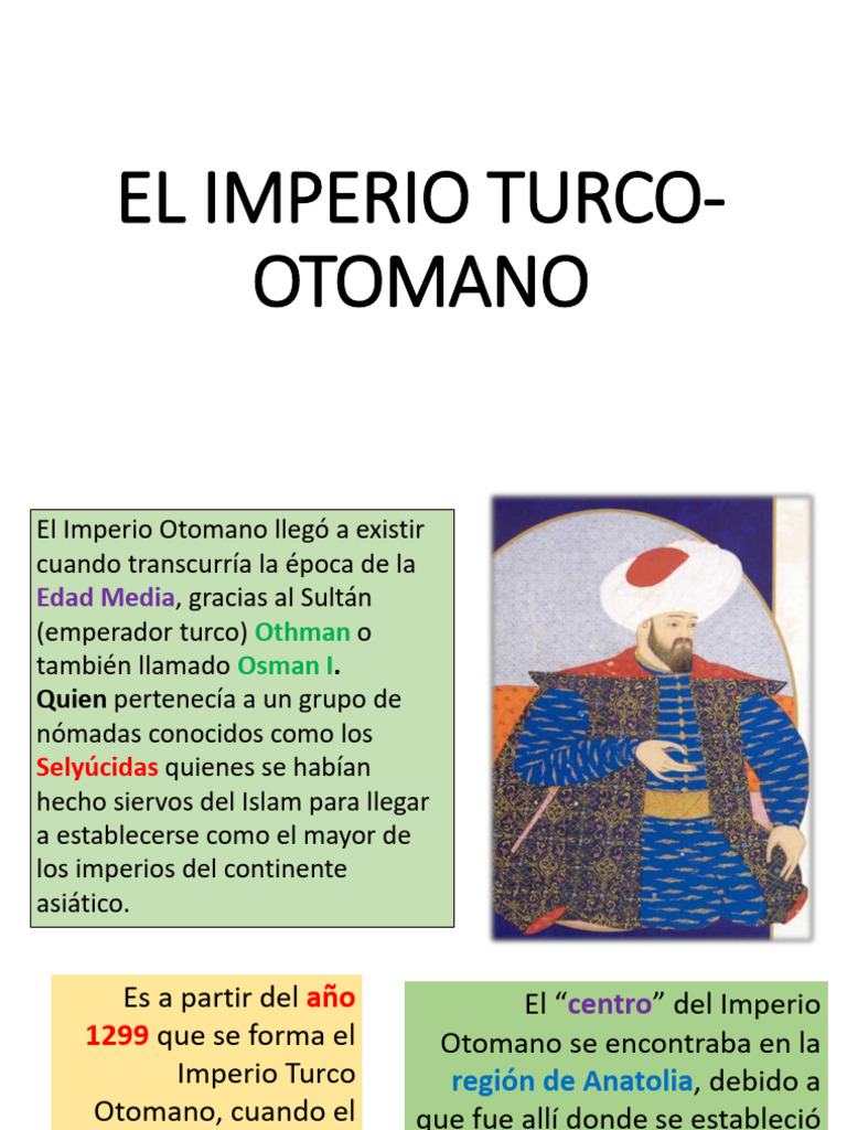 Historia y Estructura del Imperio Otomano | PDF | imperio Otomano | pavo