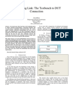 Missing Link: Testbench To DUT Connection by David Rich