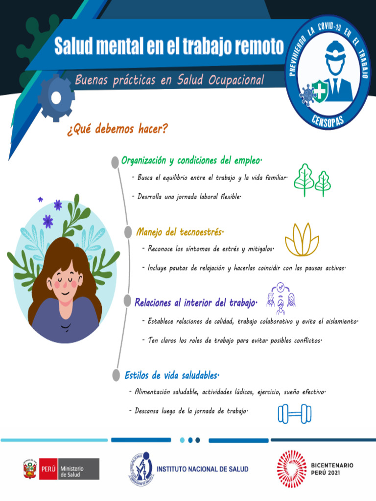 Salud Mental en El Trabajo Remoto PDF | PDF