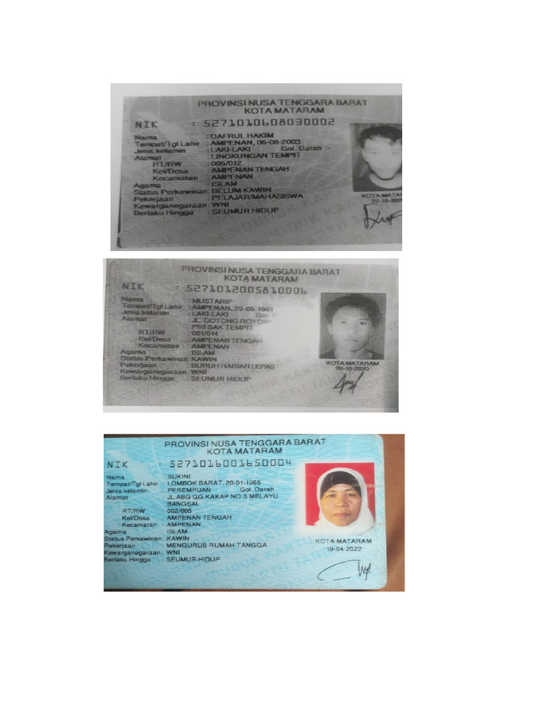 Ktp Tim Sukini | PDF