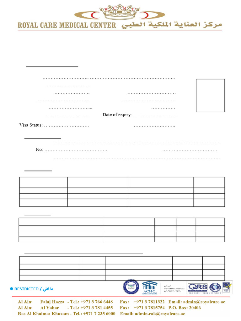 Job Application Form Template | PDF | Government And Personhood