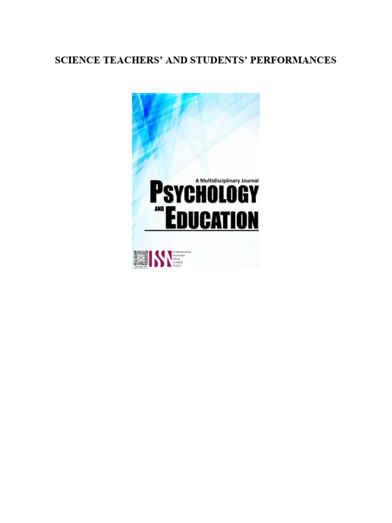 Enhancing Science Performance with ALMs | PDF | Science Education ...