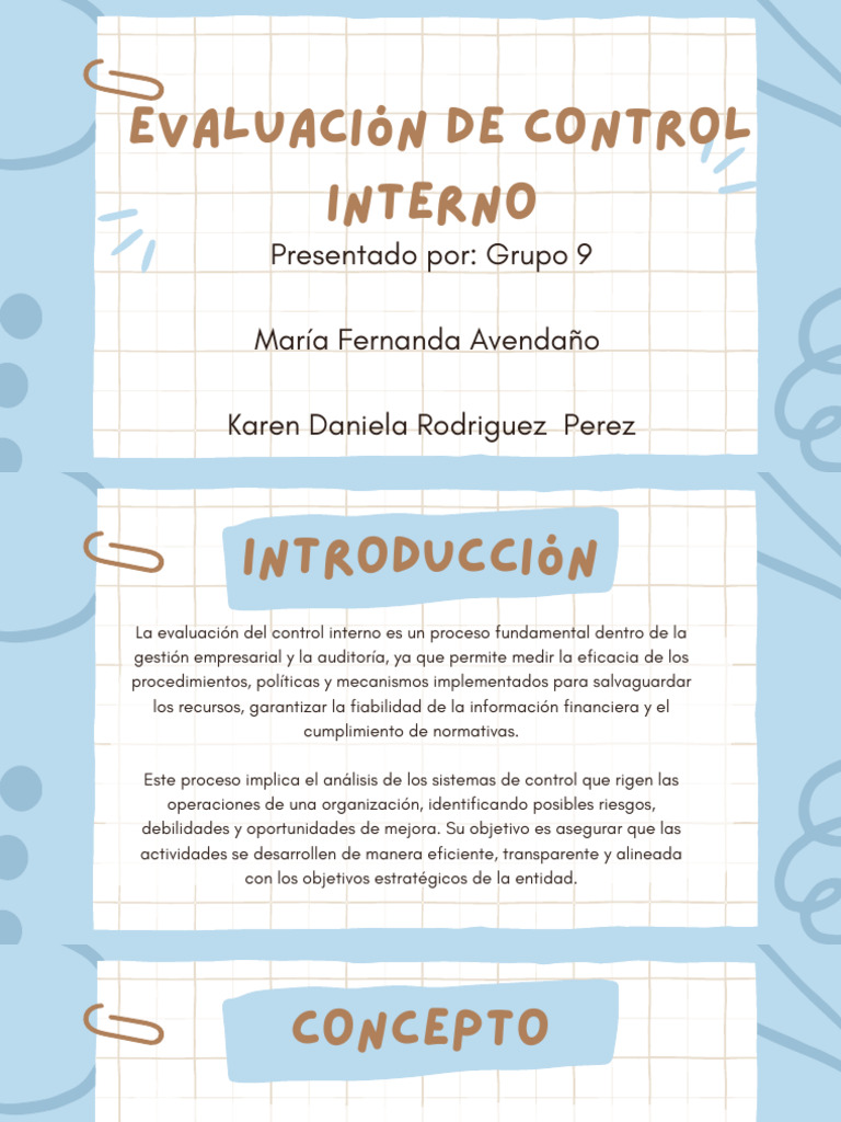 Actividad 2. Evaluación Del Control Interno | PDF | Ingeniería de ...