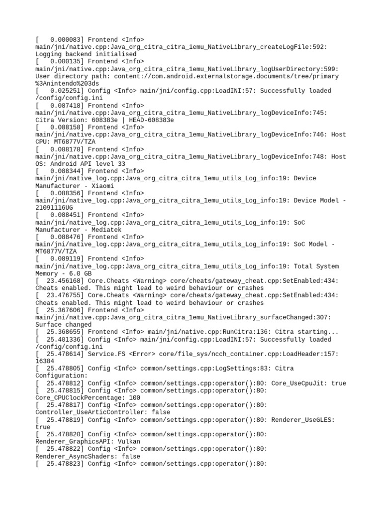Citra Log | PDF | Computing | Computer Engineering