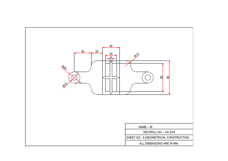 Cad Lab 1 | PDF