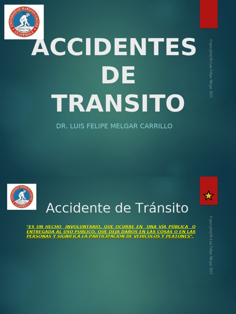 Causas y Consecuencias de Accidentes de Tránsito | PDF | Accidente de ...