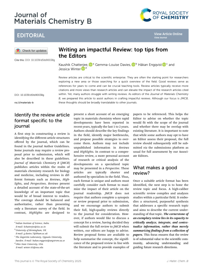 How To Write A Good Literature Review | PDF | Citation | Cognition
