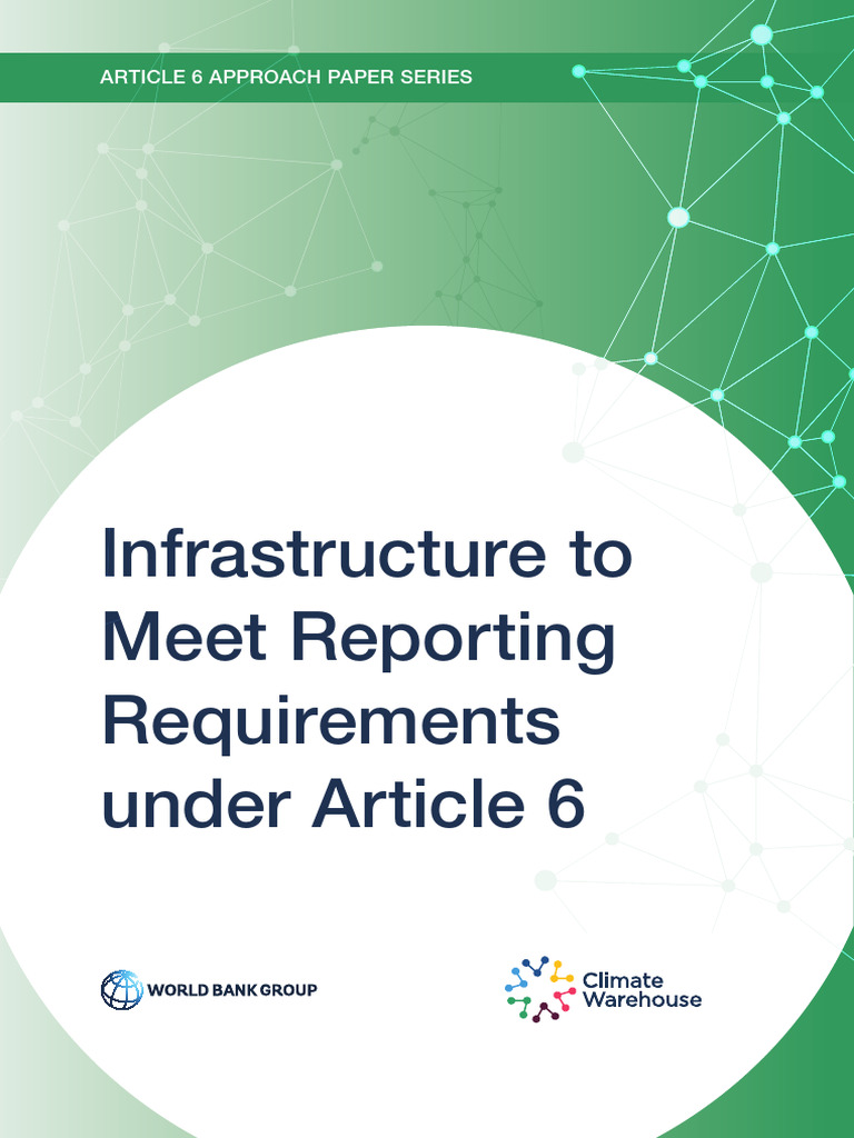 Infrastructure To Meet Reporting Requirements Under Article 6 | PDF ...