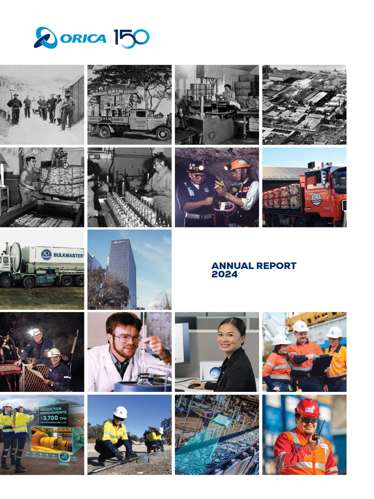 Orica Annual Report 2024 Summary | PDF | Dividend | Business
