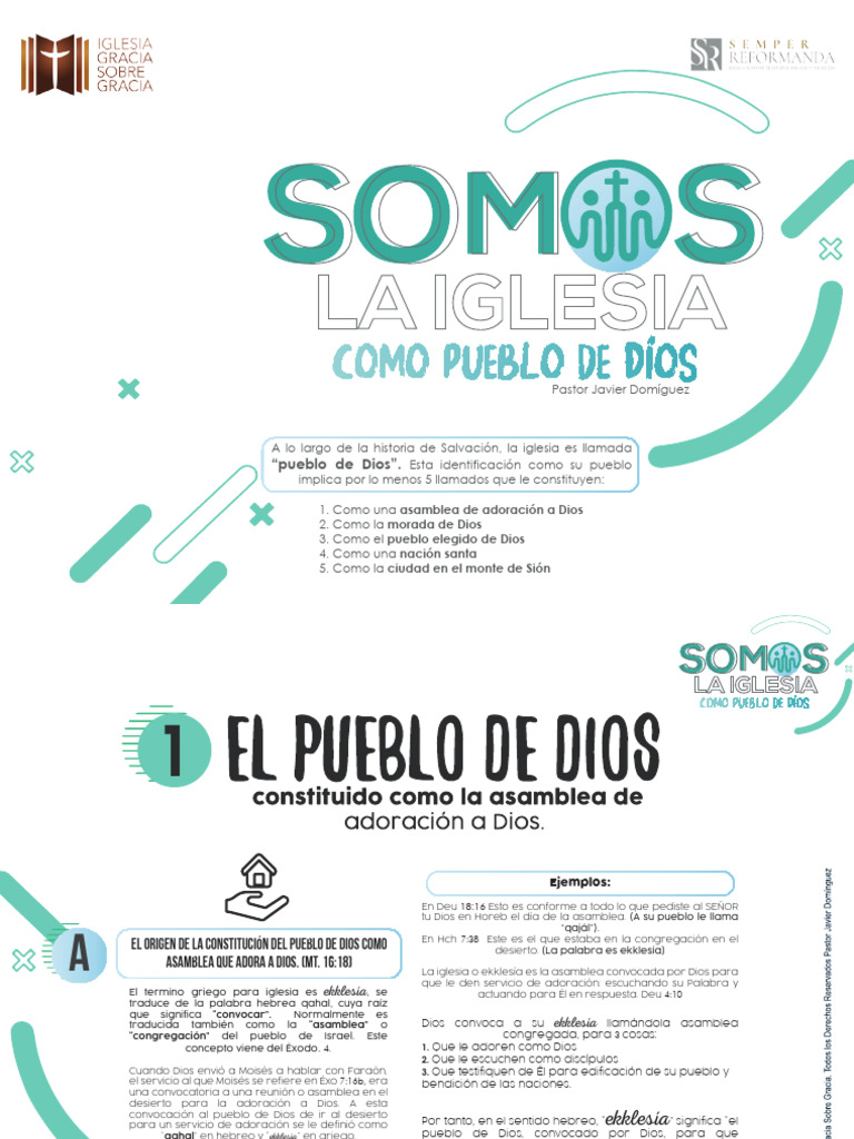 1 Somos La Iglesia Como Pueblo de Dios 01 C | PDF | Iglesia cristiana ...