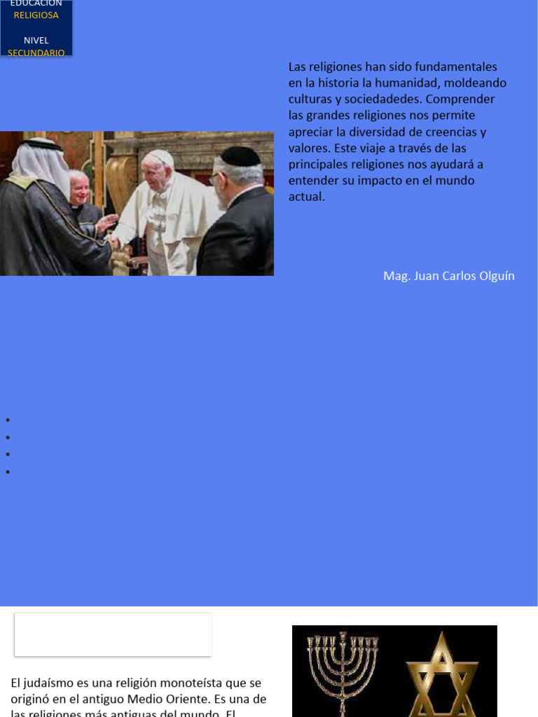 Sesion 1-Las Tres Grandes Religiones Del Mundo | PDF | Teología ...