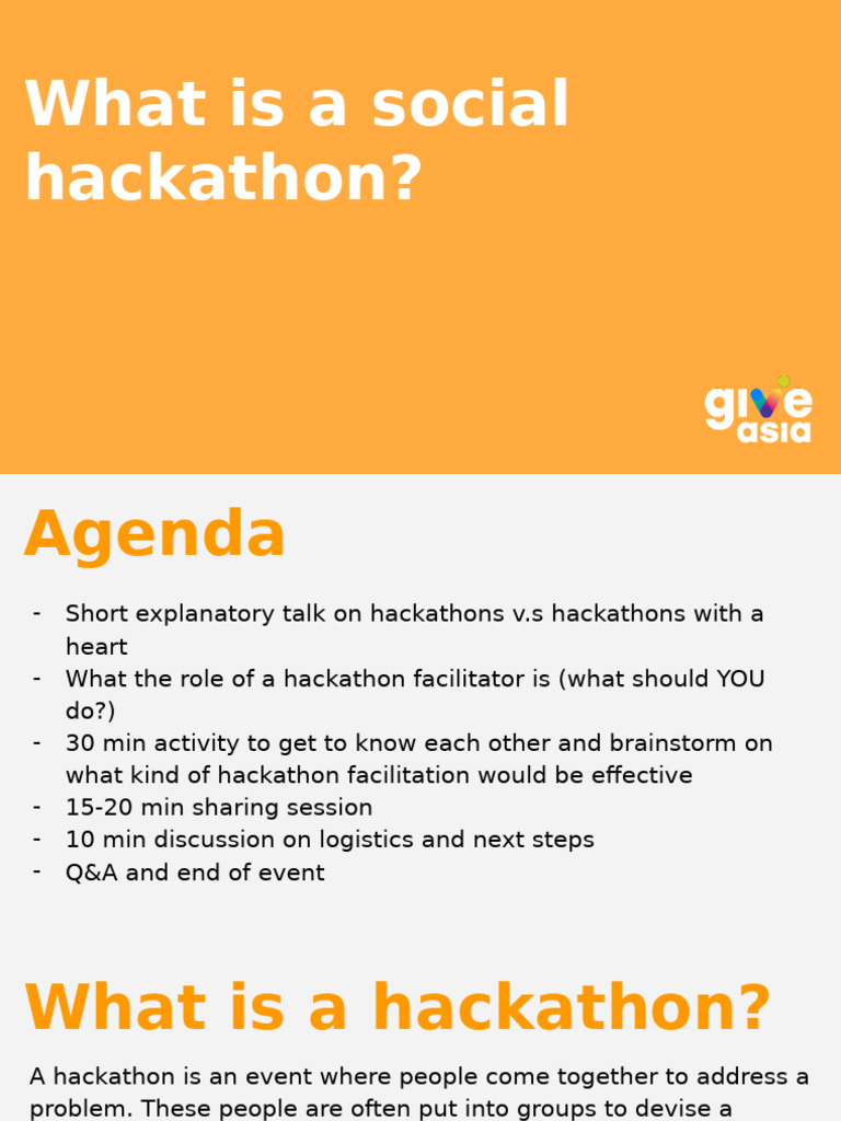Social Hackathon Facilitation Guide | PDF | Cognition
