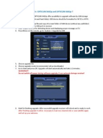 How To Change Software in OPTICUM X402p and OPTICUM X403p