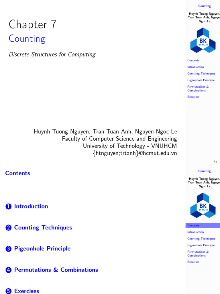 Counting Techniques in Combinatorics | PDF | Logic | Combinatorics