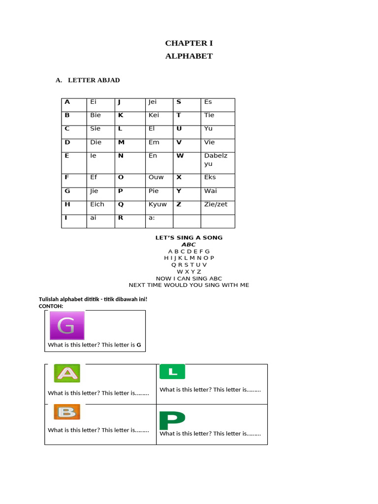 ALPHABET | PDF