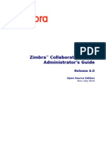 Zimbra OS Admin Guide 6.0.8