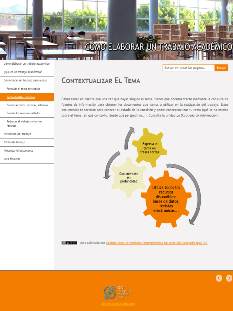 Cómo contextualizar un tema académico | PDF