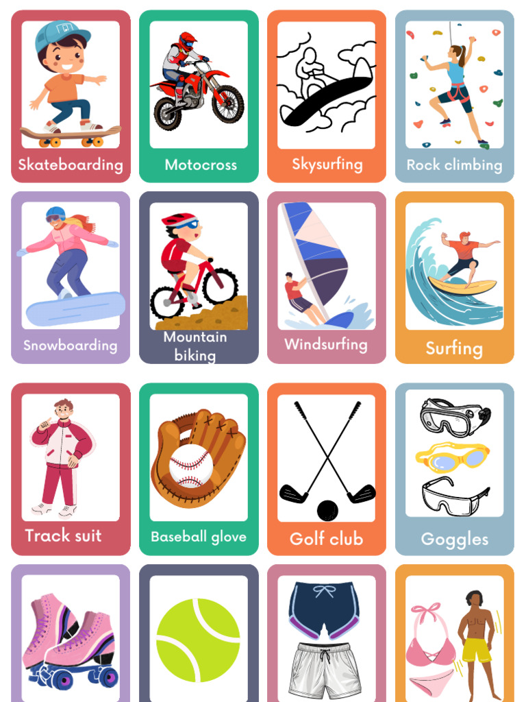 Popular Sports and Equipment List | PDF
