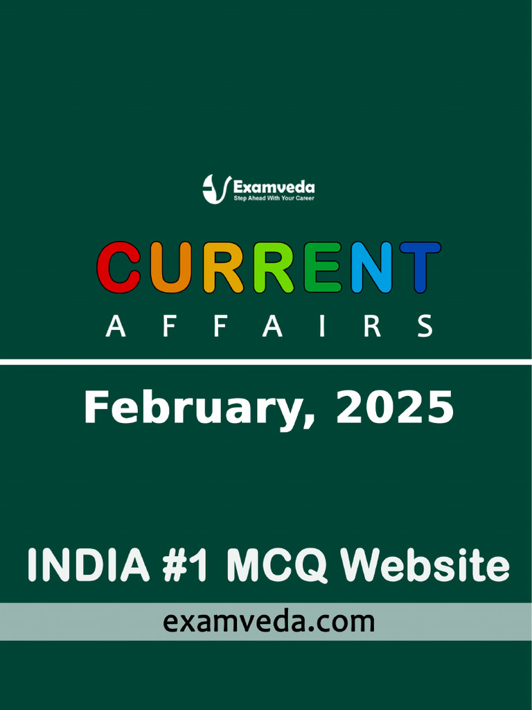 Current Affairs: February 2025 Insights | PDF | Reserve Bank Of India ...