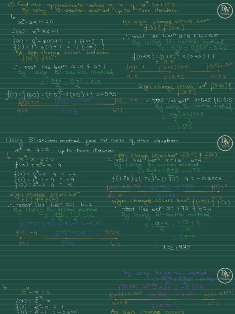 Numerical Techniques | PDF