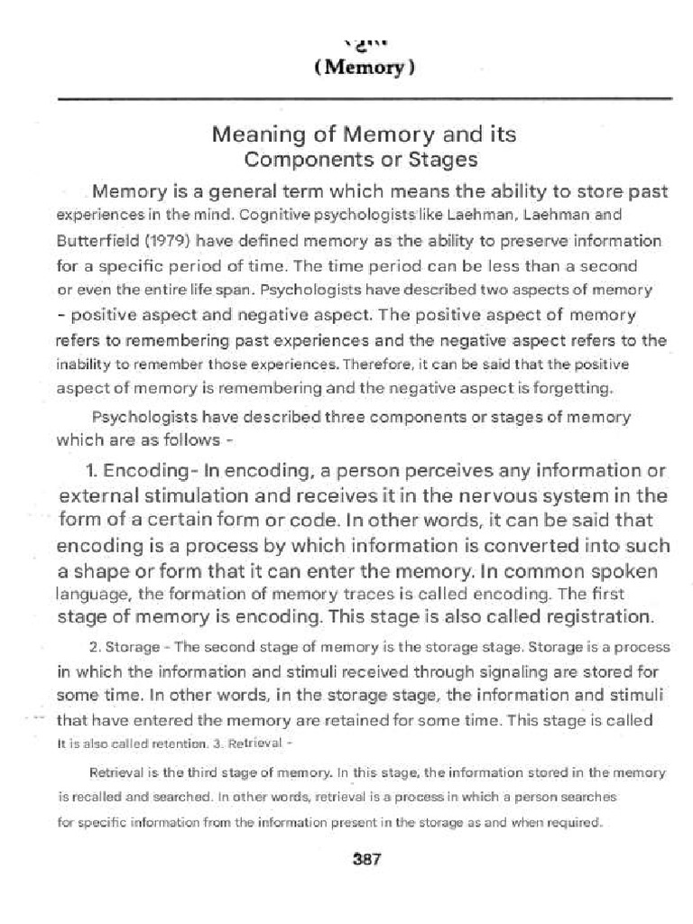 memory unit 1,2,3 | PDF