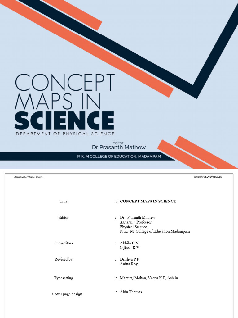 Concept Maps in Science | PDF | Chemical Reactions | Reflection (Physics)