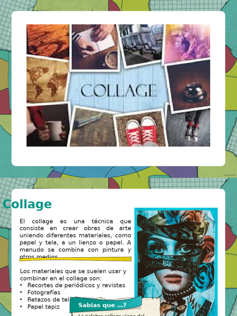 Técnica del Collage en el Arte | PDF