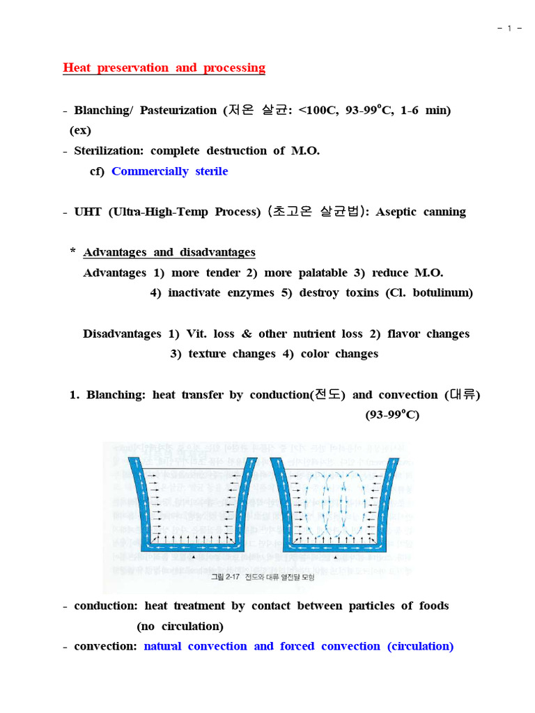 Heat Treatment Methods in Food Processing | PDF | Sterilization ...