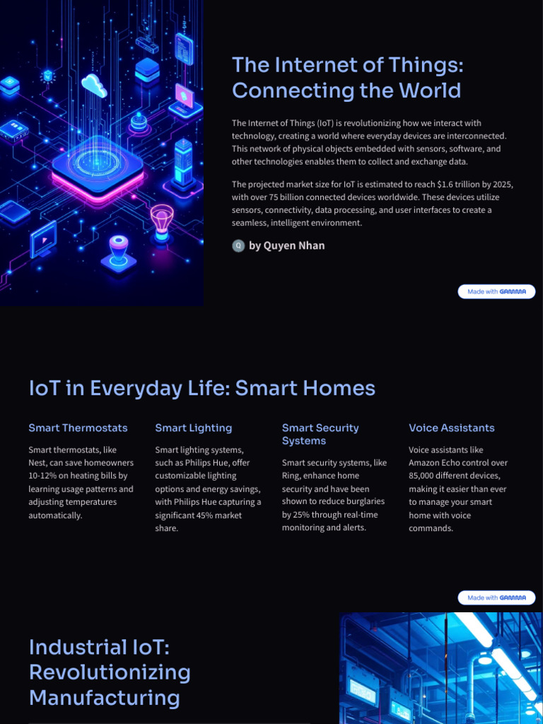 The Internet of Things: Transforming Lives | PDF | Internet Of Things ...