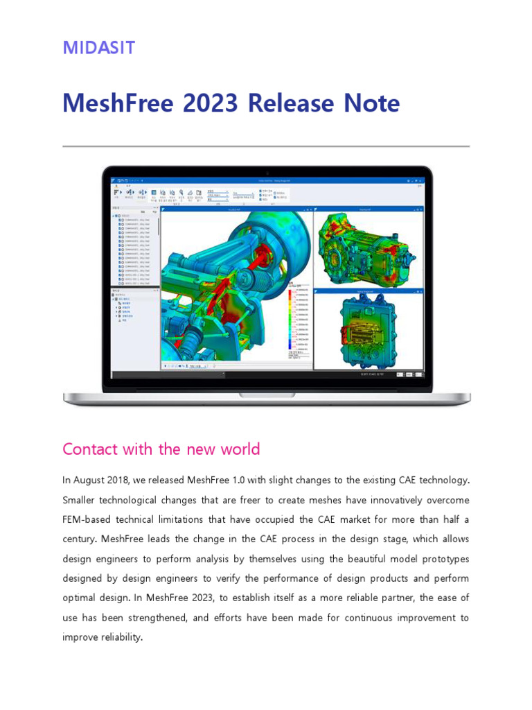 MeshFree 2023 Release Notes Overview | PDF | Finite Element Method ...