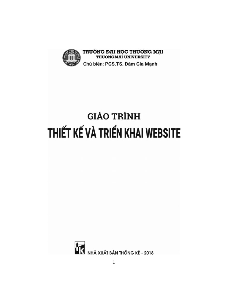 Giáo trình Thiết kế và triển khai website - Phần 1 - 1505681 | PDF