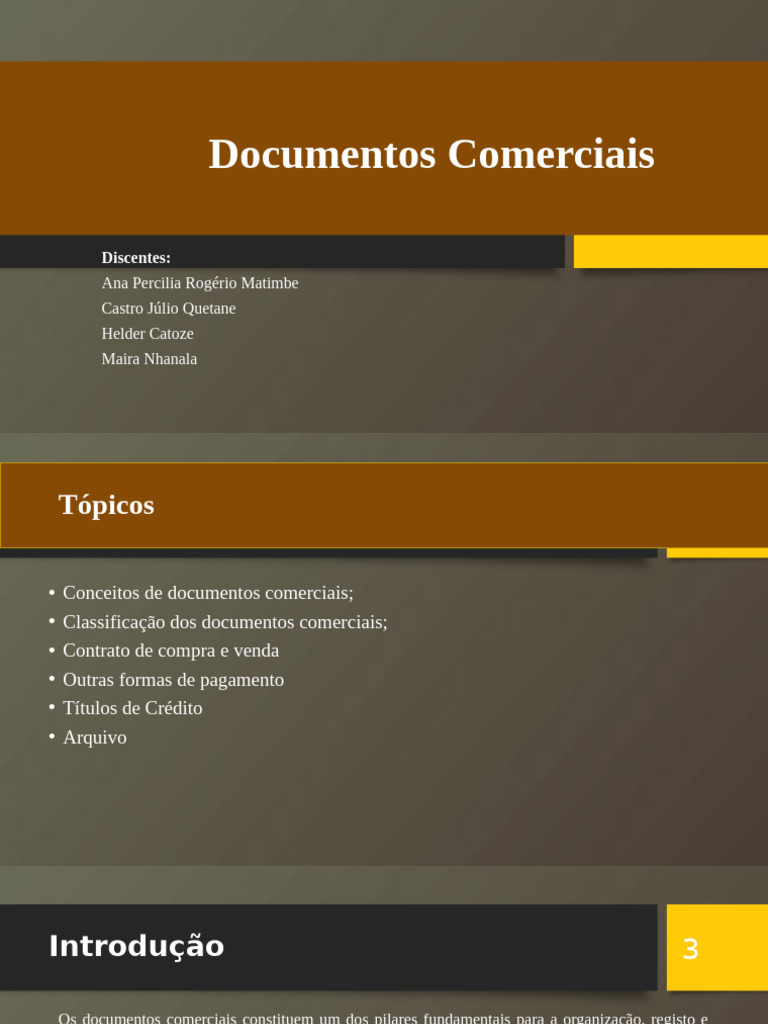 Documentos Comerciais | PDF | Cheque (banco) | Crédito