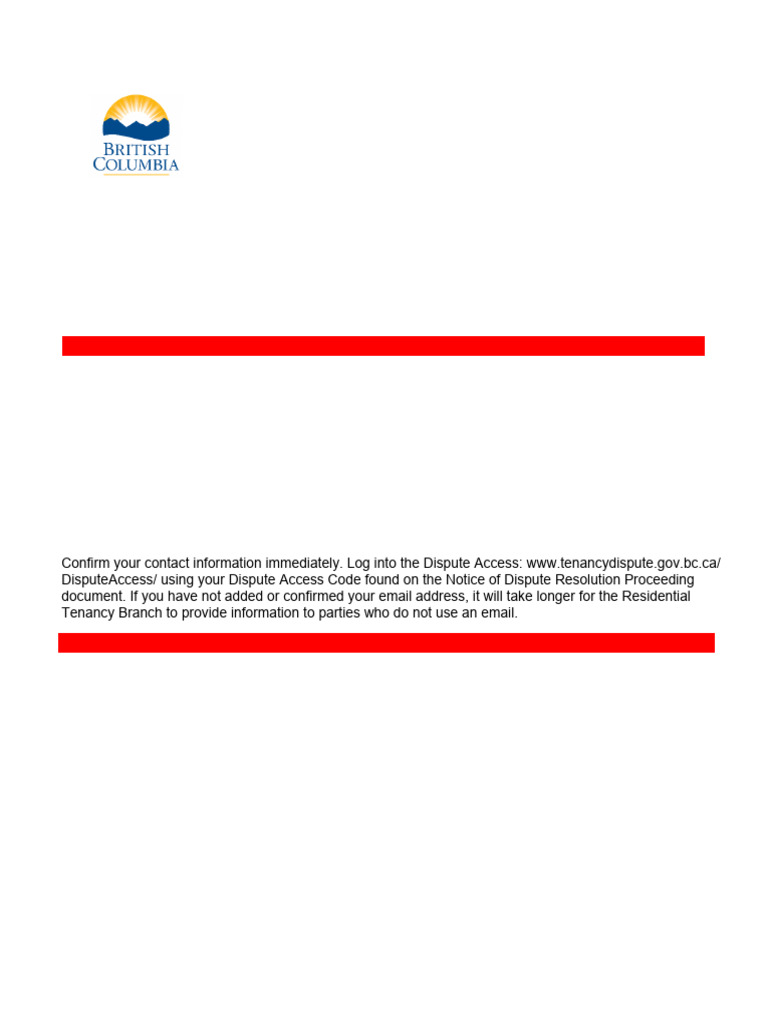 Respondent Instructions - Expedited Hearing | PDF | Lease | Leasehold ...