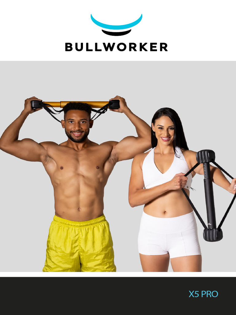 BULLWORKER X5 Pro – Manuale Di Allenamento A Spirale, 90 Giorni Di Routine E Esercizi Divisi Per Gruppi Muscolari