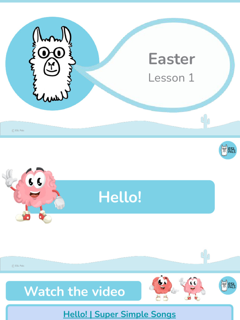 ESL Easter Vocabulary Lesson Plan | PDF | Liturgical Calendar | Easter