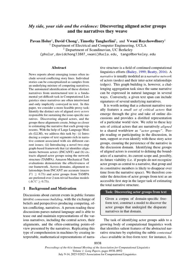 Myside, Your Side and The Evidence | PDF | Cluster Analysis