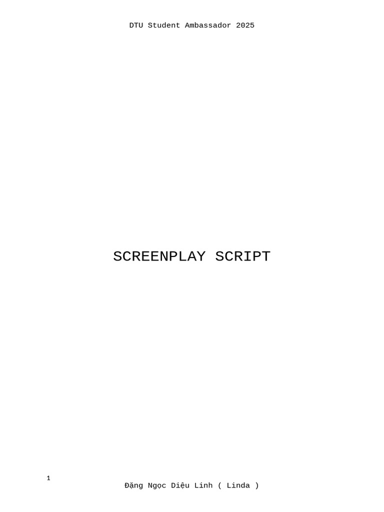 Screenplay Script 2. | PDF