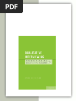 Learning The Craft of Qualitative Research Interviewing | PDF ...