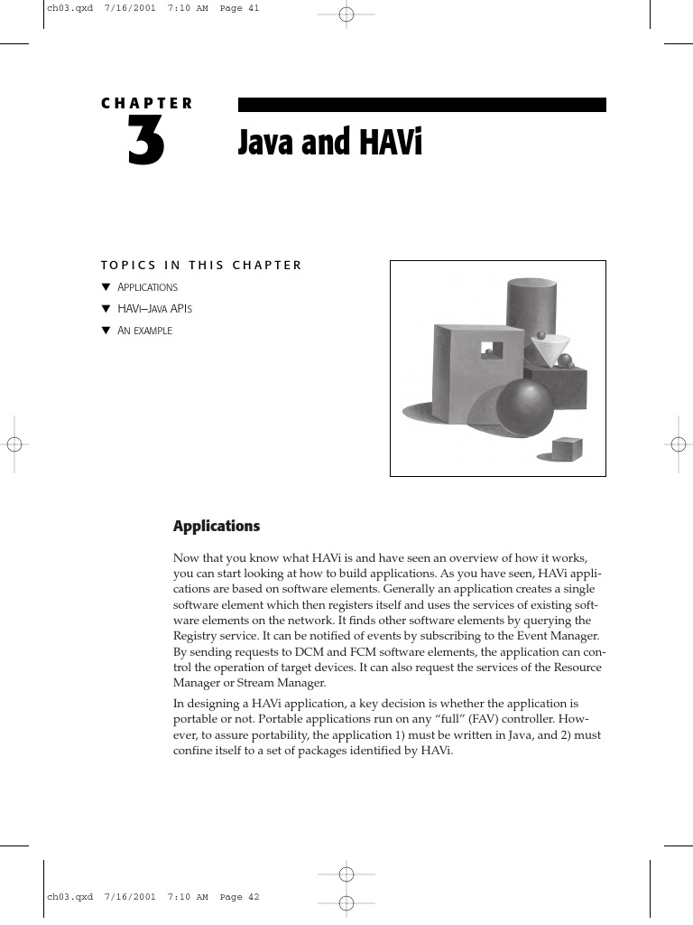 Java and Havi: Topics in This Chapter | PDF | Class (Computer ...