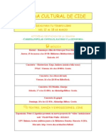 Agenda Cultural 12-18marzo