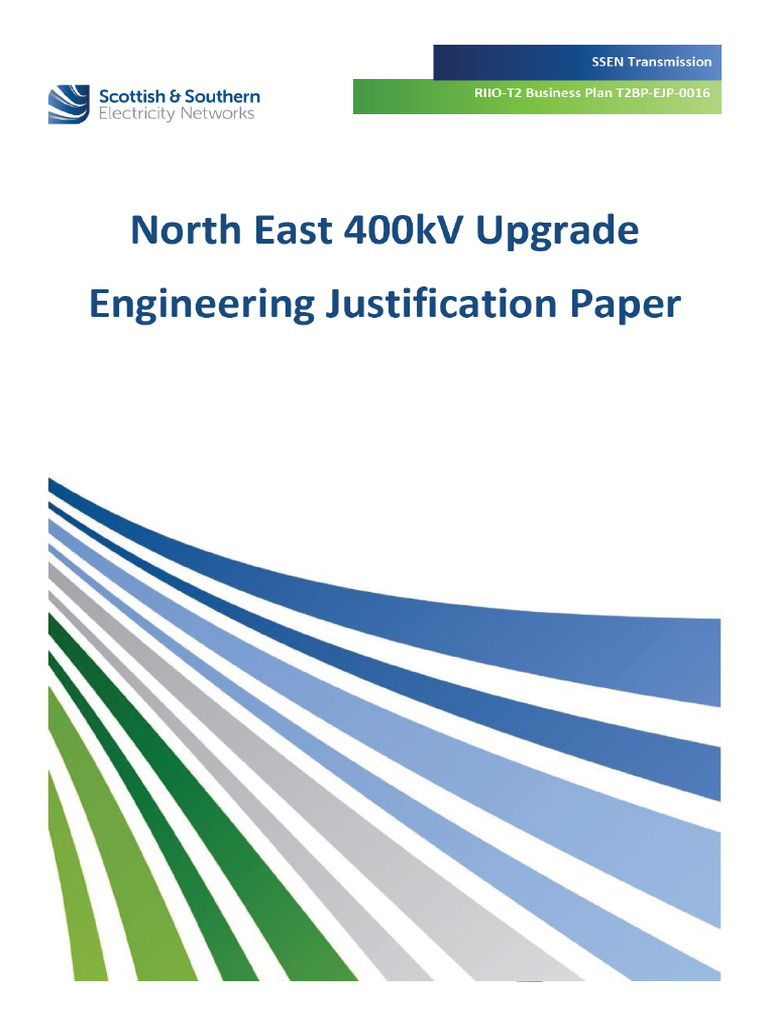 North East 400kv Upgrade Justification Paper | PDF