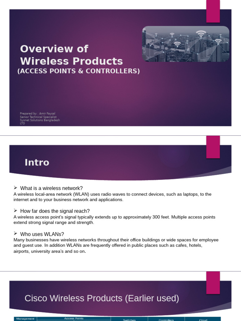 Overview of Wireless Products | PDF