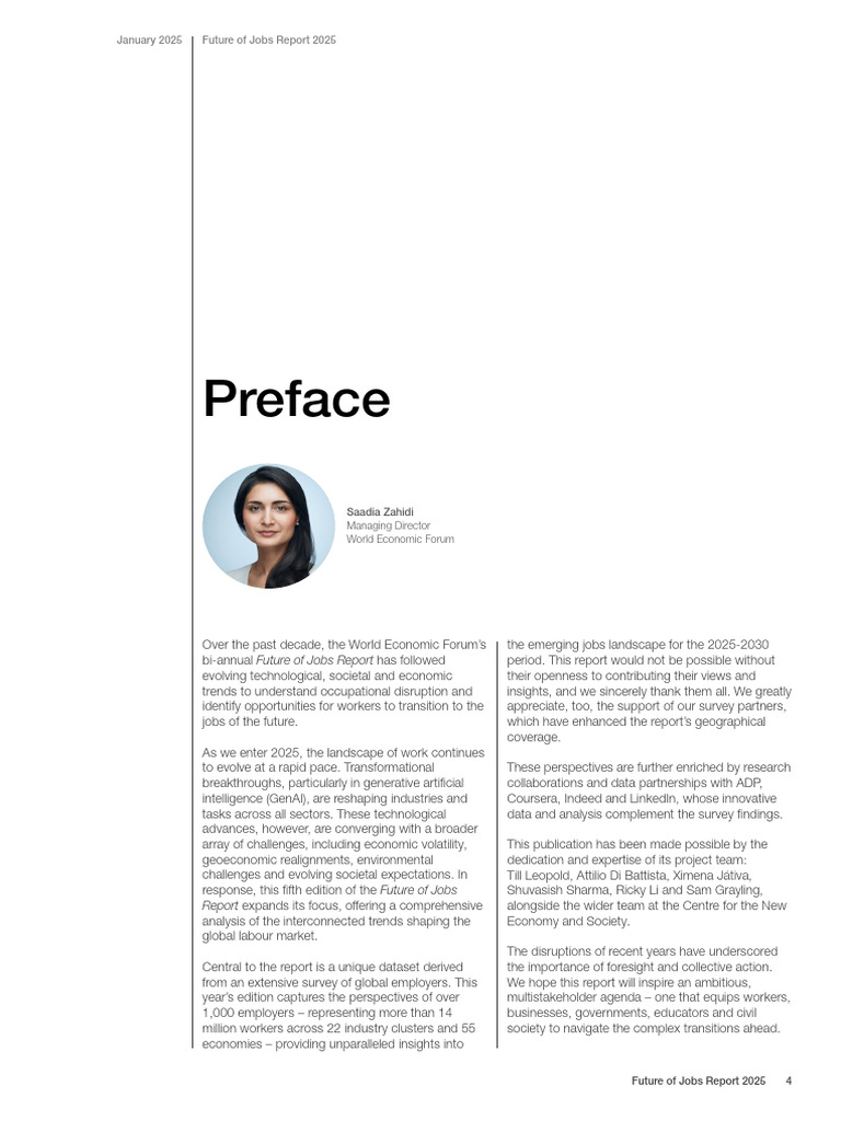 WEF FUTURE OF JOBS REPORT 2025 SUMMARY visual data 8