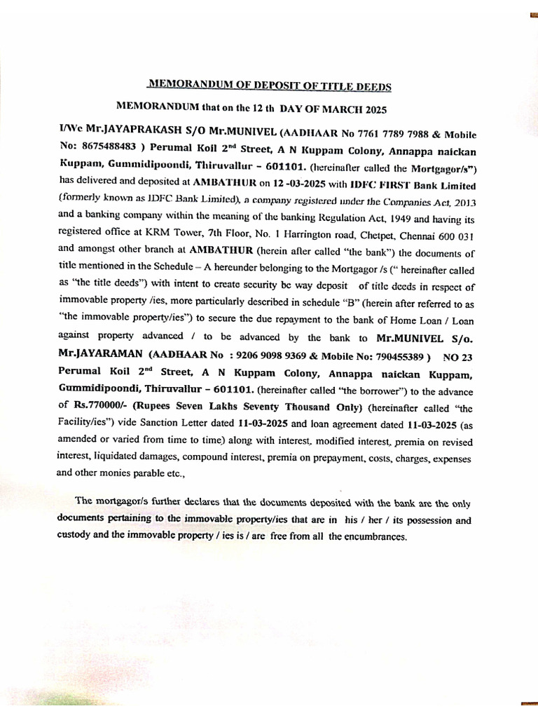 Munivel Modt | PDF